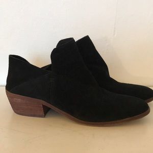 Sam Edelman Booties Womans 8.5 Black Leather